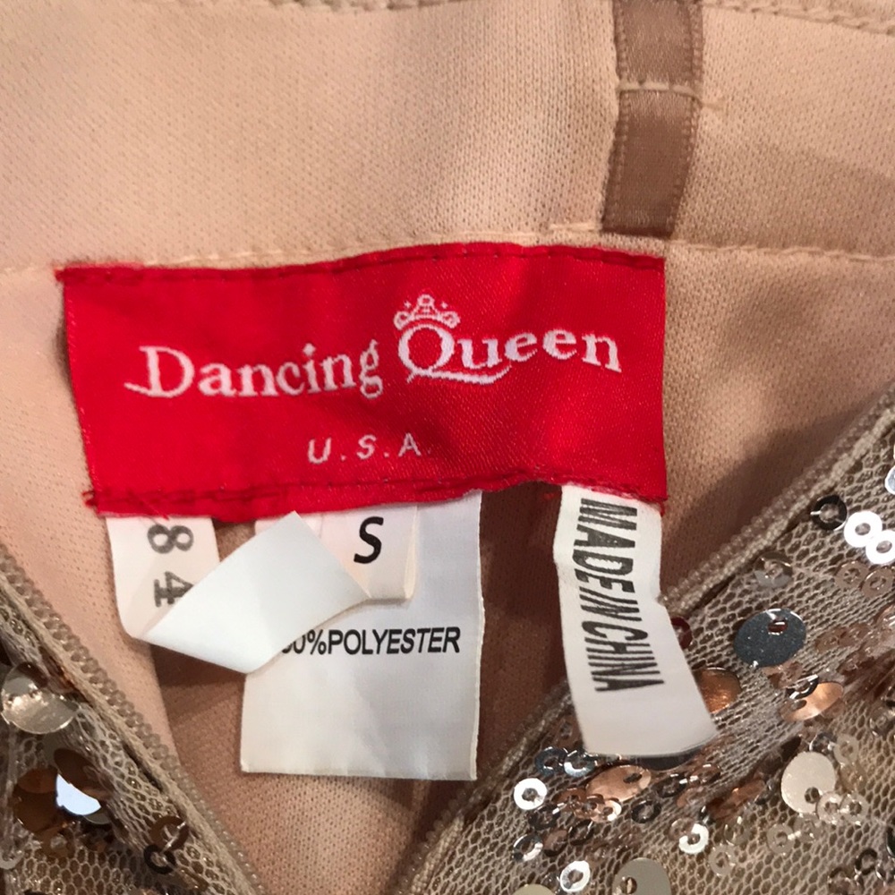 Dancing Queen Gold Sequin Dress - Picture 5 of 10